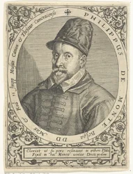 Porträt des Komponisten Philippe de Monte (1521-1603)
