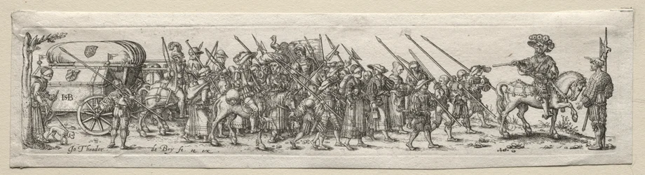 Soldaten auf dem Marsch