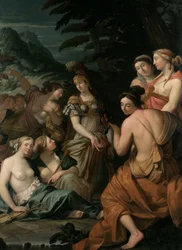 Minerva und die Musen auf dem Helikon