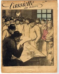 Cover von „The Butter Plate“, Nummer 1, satirisch in Farben