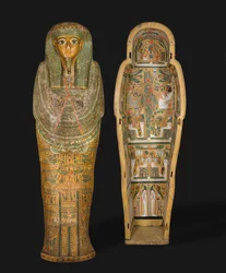 Sarg des Bakenmut, späte 21. bis frühe 22. Dynastie, ca. 1000-900 v. Chr.