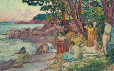 Badende am Cap Benat, 1909