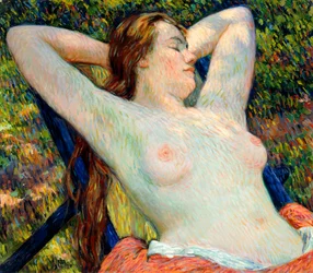Siesta des Modells, 1920
