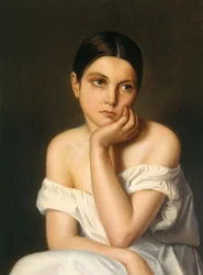 Junges Mädchen (Melancholie), ca. 1833-35