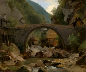 Bergbach in der Auvergne