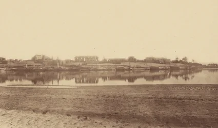 Übersicht von Luxor vom gegenüberliegenden Ufer