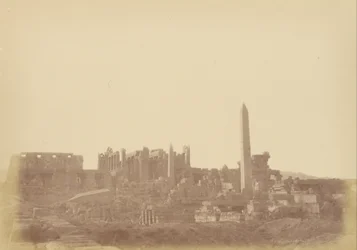 Übersicht des Palastes von Karnak