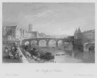 Die Brücke von Toulouse (Stich)