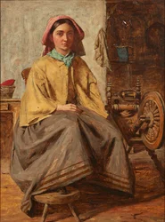 Am Spinnrad