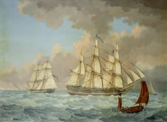 Das Schiff der Ostindien-Kompanie 