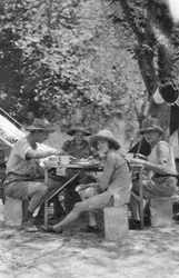 Essenszeit, Livingstone nach Broken Hill, Nordrhodesien