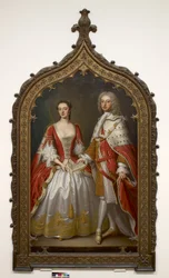 Thomas Fermor, 1. Earl of Pomfret und Henrietta Louisa, Countess of Pomfret, ca. 1750