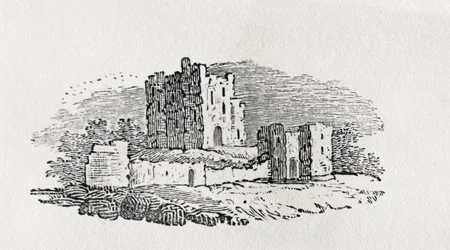 Burgruinen aus 