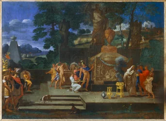 Alexandre am Grab von Achilles