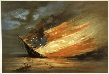 Die Rückkehr oder Gerettet aus dem Wrack, veröffentlicht ca. 1872