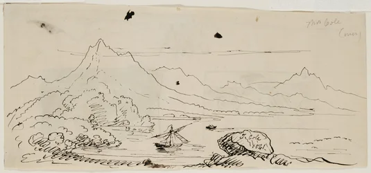 Landschaftsskizze, 1841