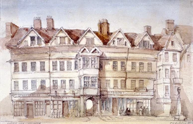 Staple Inn, Holborn, London, 1854