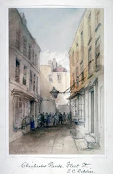 Ansicht in Chichester Rents, Fleet Street, City of London