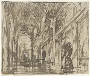 Kircheninterieur in Rom