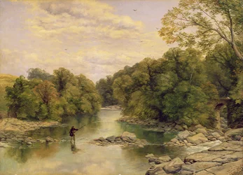 Der Fluss Tees bei Rokeby, Yorkshire, ca. 1860