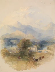 Blick vom Haus von Mr. Southey, Keswick
