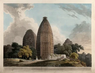Hindutempel in Bindrabund am Fluss Jumna