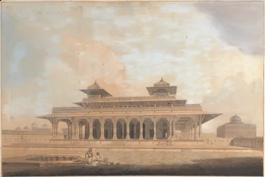 Teil des Palastes in Allahabad