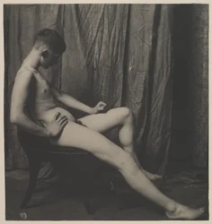 Bill Duckett als Aktmodell in der Art Students