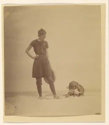 [Margaret Eakins und Harry am Strand, Manasquan, New Jersey]