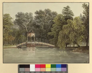 Die chinesische Brücke im Park zu Laxenburg