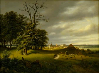 Ansicht von Helsingör im Herbst
