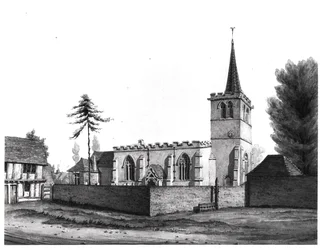 Eine englische Kirche