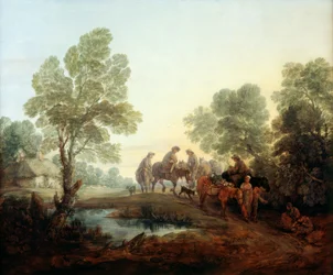 Zum Markt gehen, ca. 1770