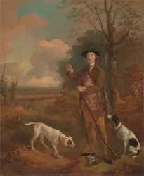 Major John Dade aus Tannington, Suffolk, ca. 1755