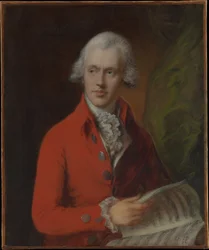 Porträt von Charles Rousseau Burney (1747–1819)