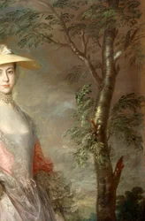 Baumdetail, aus einem Gemälde von Mary, Countess Howe, ca. 1760