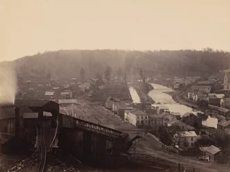 Archbald, Del. & Hudson Canal Co., um 1863-1865