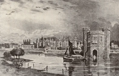 Hampton Court in den Tagen von Charles I.