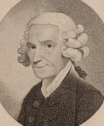 Porträt des Organisten und Komponisten James Nares 1715-1783, 1795