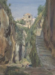 Ein Tal in Sorrent, Mitte des 19. Jahrhunderts