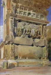 Titusbogen, Rom, 1842