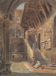 Hof des Bargello, Florenz