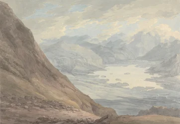 Blick vom Skiddaw über Derwentwater