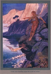 Fritz stand auf dem Gipfel der Felsen