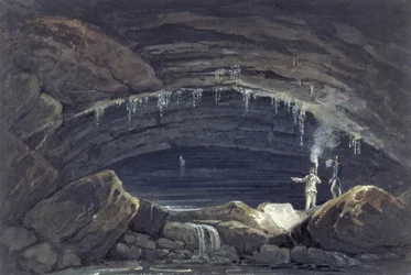 Eröffnung der Höhle bei Porth yr Ogof
