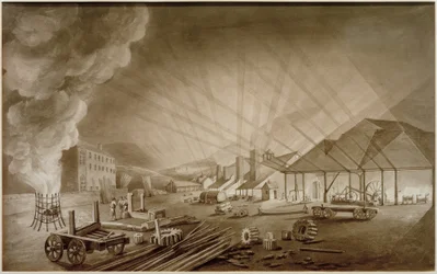 Walzwerk in Merthyr Tydfil