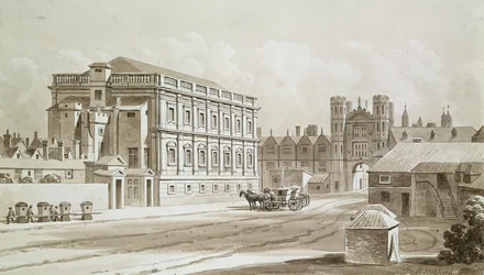 Banketthaus und Königstor, 1827