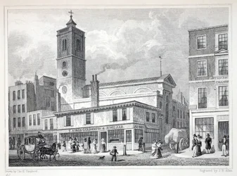 Kirche St. Dionis, Backchurch, aus 