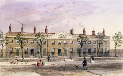 Clothworkers Almhäuser in Frog Lane