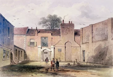 Eingang zum Tothill Fields Gefängnis, 1850